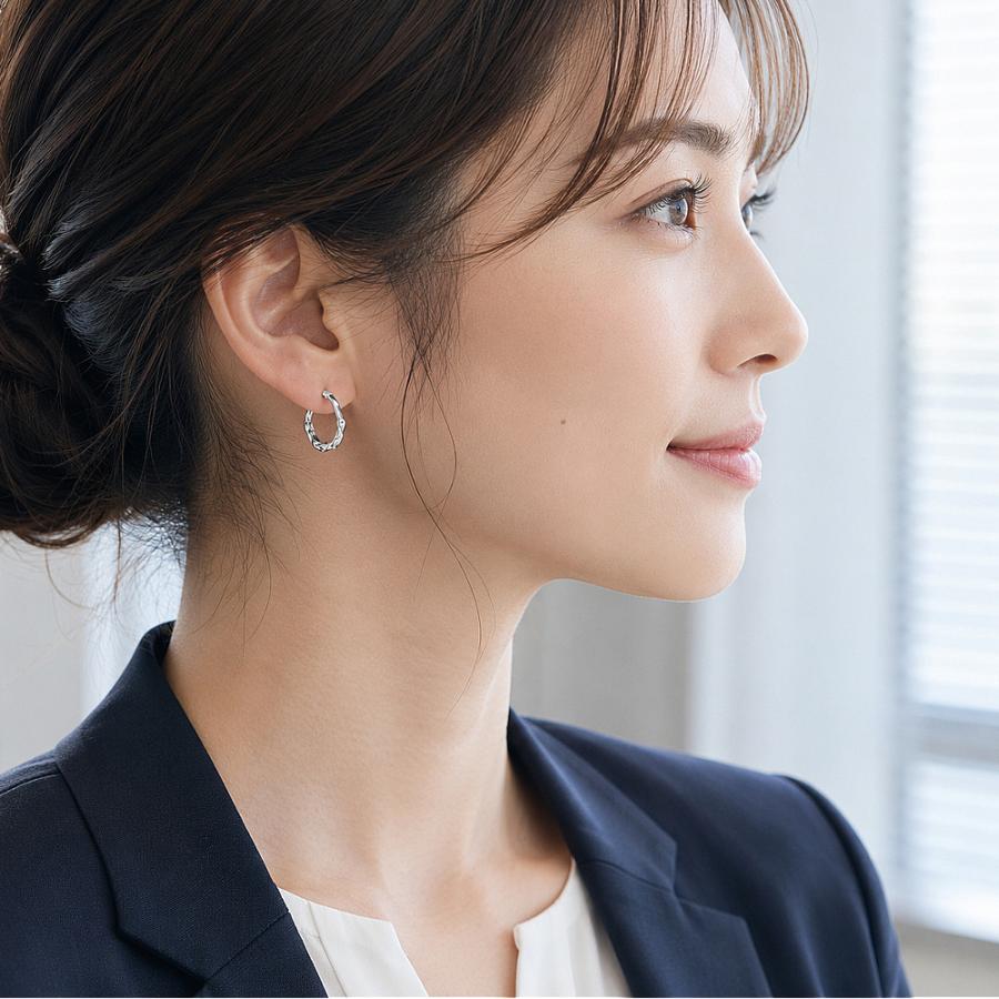 フープピアス メンズ レディース ツイスト ピアス つけっぱなし サージカルステンレス 金属アレルギー対応 ペアピアス 中折れ 小ぶり つけっぱなし 錆びない |  | 08