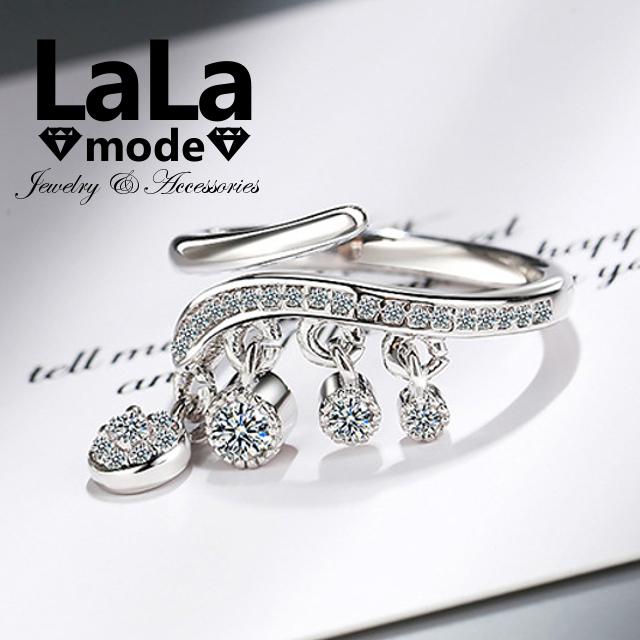 指輪 リング レディース デザインリング フリーサイズ CZダイヤモンド AAAA キュービック ジルコニア スターリング シルバー925 プラチナ コーティング仕上げ | 