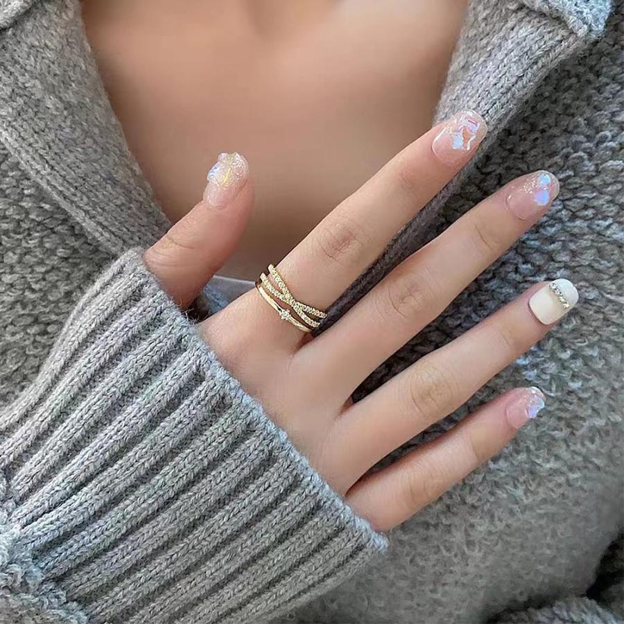 指輪 リング レディース ピンクゴールド プラチナ フリーサイズ シルバー925 AAAA ジルコニア ロジウムコーティング仕上げ アレルギー対応 30代 40代 50代 |  | 11