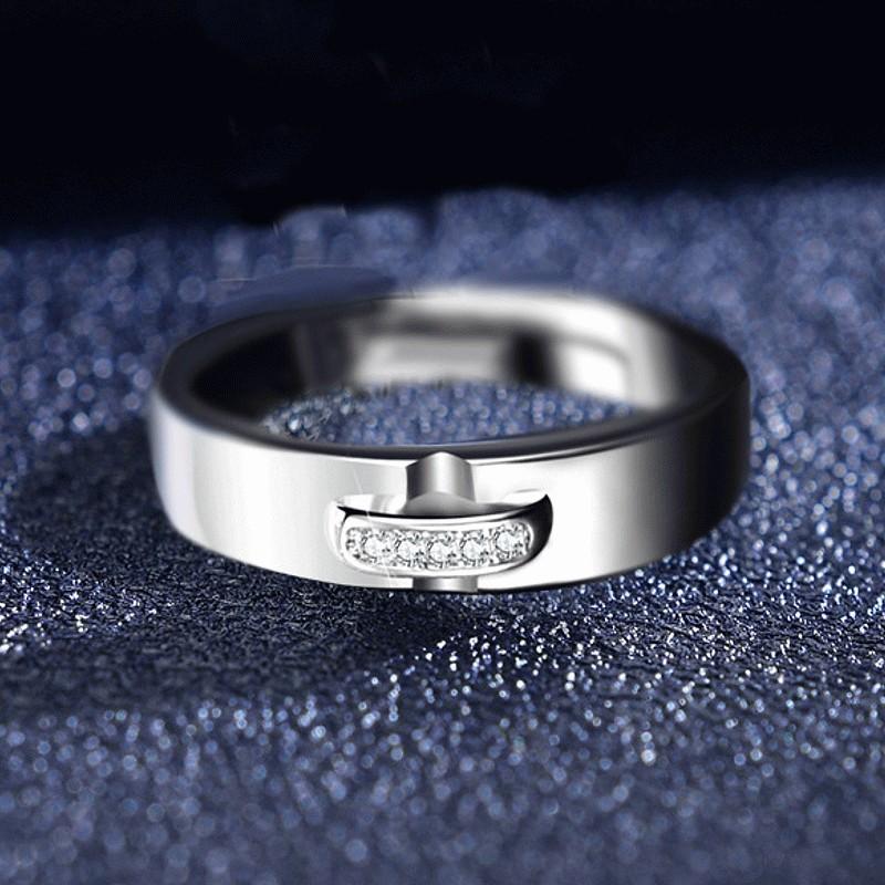 指輪 リング レディース メンズ ペアリング フリーサイズ CZ ダイヤモンド AAAA ジルコニア シルバー 925 プラチナ コーティング仕上げ アレルギー対応 |  | 01