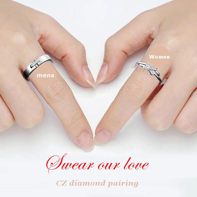 指輪 リング レディース メンズ ペアリング フリーサイズ CZ ダイヤモンド AAAA ジルコニア シルバー 925 プラチナ コーティング仕上げ アレルギー対応 |  | 07