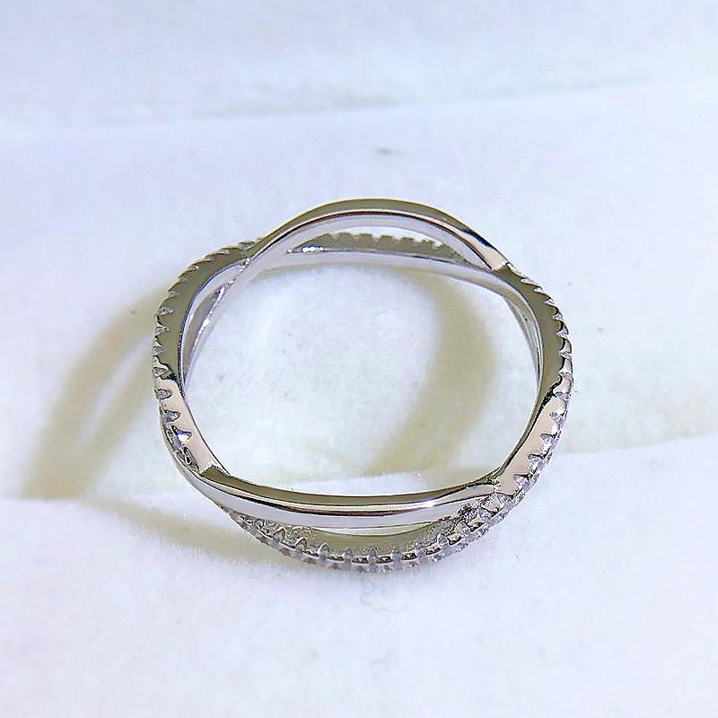 指輪 リング レディース インフィニティ無限 AAAA キュービック ジルコニア プラチナ ロジウムコーテイング シルバー ファッションリング アレルギー対応 |  | 05