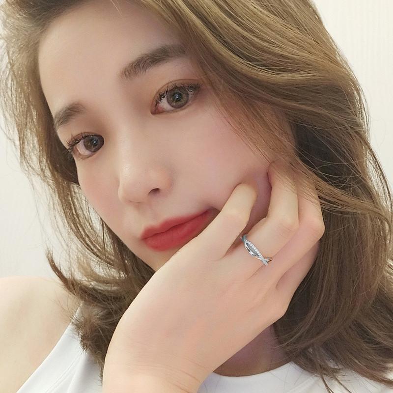 指輪 リング レディース インフィニティ無限 AAAA キュービック ジルコニア プラチナ ロジウムコーテイング シルバー ファッションリング アレルギー対応 |  | 09