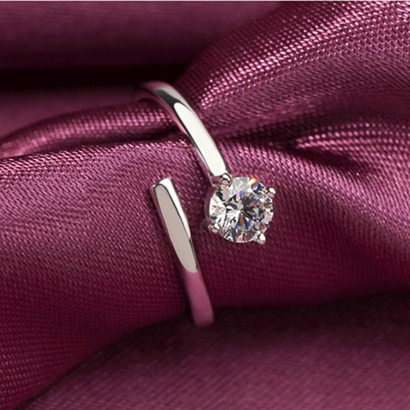 指輪 リング レディース メンズ ペアリング フリーサイズ AAAA ジルコニア シルバー925 プラチナ コーティング仕上げ 男性用 女性用 アレルギー対応 40代 50代 |  | 03