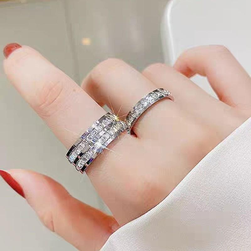 指輪 リング レディース フルエタニティ ピンクゴールド プラチナ サージカル ステンレス AAAA ジルコニア ロジウムコーティング仕上げ アレルギー対応 |  | 10