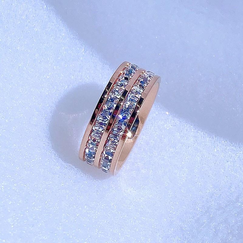 指輪 リング レディース フルエタニティ ピンクゴールド プラチナ サージカル ステンレス AAAA ジルコニア ロジウムコーティング仕上げ アレルギー対応 |  | 06