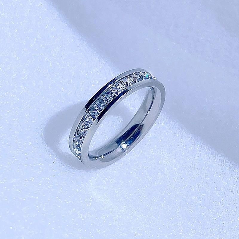 指輪 リング レディース フルエタニティ ピンクゴールド プラチナ サージカル ステンレス AAAA ジルコニア ロジウムコーティング仕上げ アレルギー対応 |  | 09