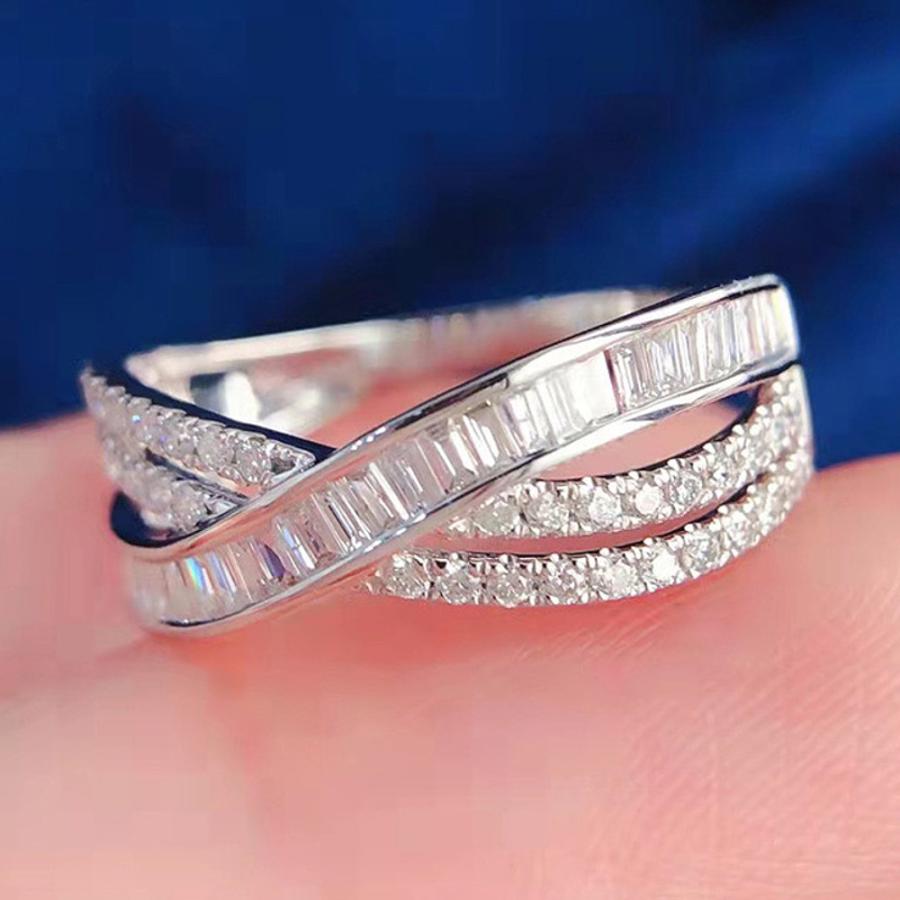 テニスリング エタニティ 指輪 レディース 上品 フォーマル CZダイヤモンド AAAA キュービック ジルコニア シルバー925 プラチナ仕上げ 30代 40代 50代 |  | 04