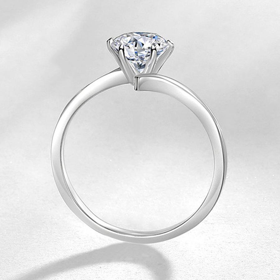 指輪 リング レディース ツイスト ソリティアリング 一粒石 CZダイヤモンド AAAAA ジルコニア シルバー925 プラチナ コーティング仕上げ 金属アレルギー対応 |  | 01