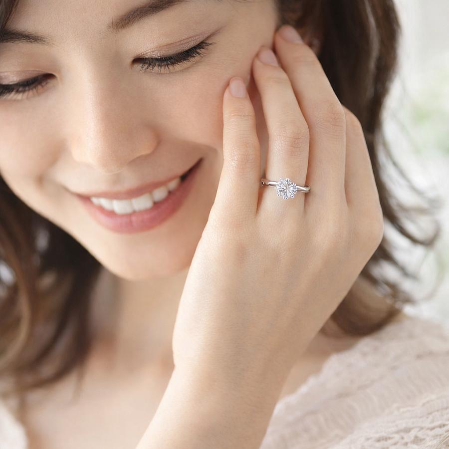 指輪 リング レディース ツイスト ソリティアリング 一粒石 CZダイヤモンド AAAAA ジルコニア シルバー925 プラチナ コーティング仕上げ 金属アレルギー対応 |  | 04