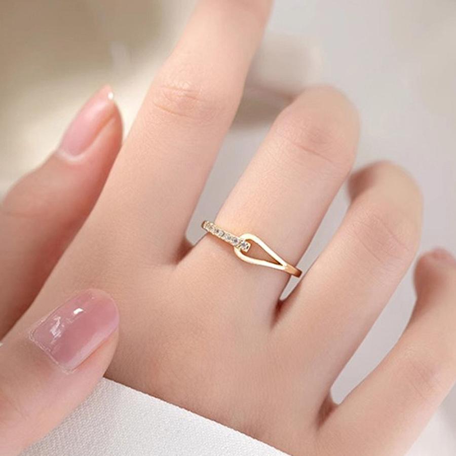 フリーサイズリング CZダイヤモンド レディース 指輪 シルバー925 プラチナ コーティング仕上げ 金属アレルギー対応 シンプル 上品 調整可能 |  | 08