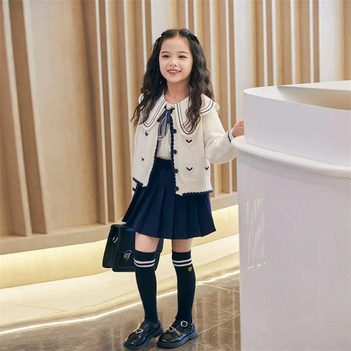 子供服 スーツ カーディガン シャツ スカート セットアップ 女の子