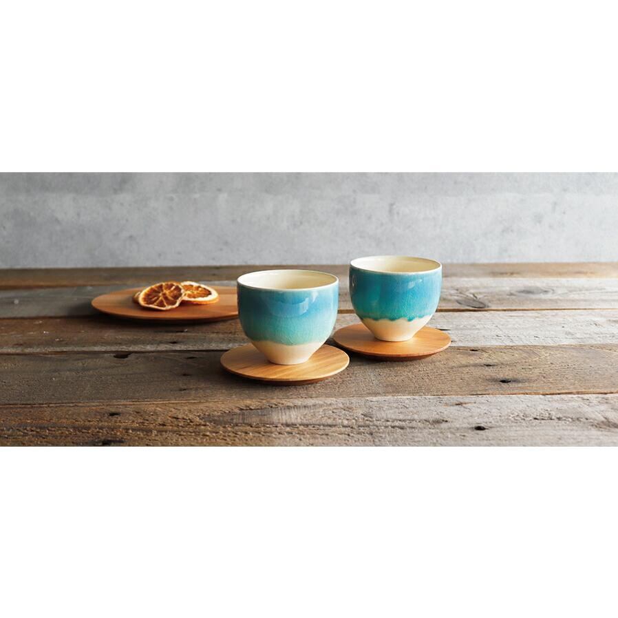 SAKUZAN 【作山窯-SAKUZAN-】藍 グラデーション 煎茶 カップ 作 SAKUZAN 【作山窯-SAKUZAN-】藍 グラデーション 煎茶 カップ 作