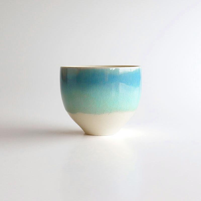 SAKUZAN 【作山窯-SAKUZAN-】藍 グラデーション 煎茶 カップ 作 SAKUZAN 【作山窯-SAKUZAN-】藍 グラデーション 煎茶 カップ 作