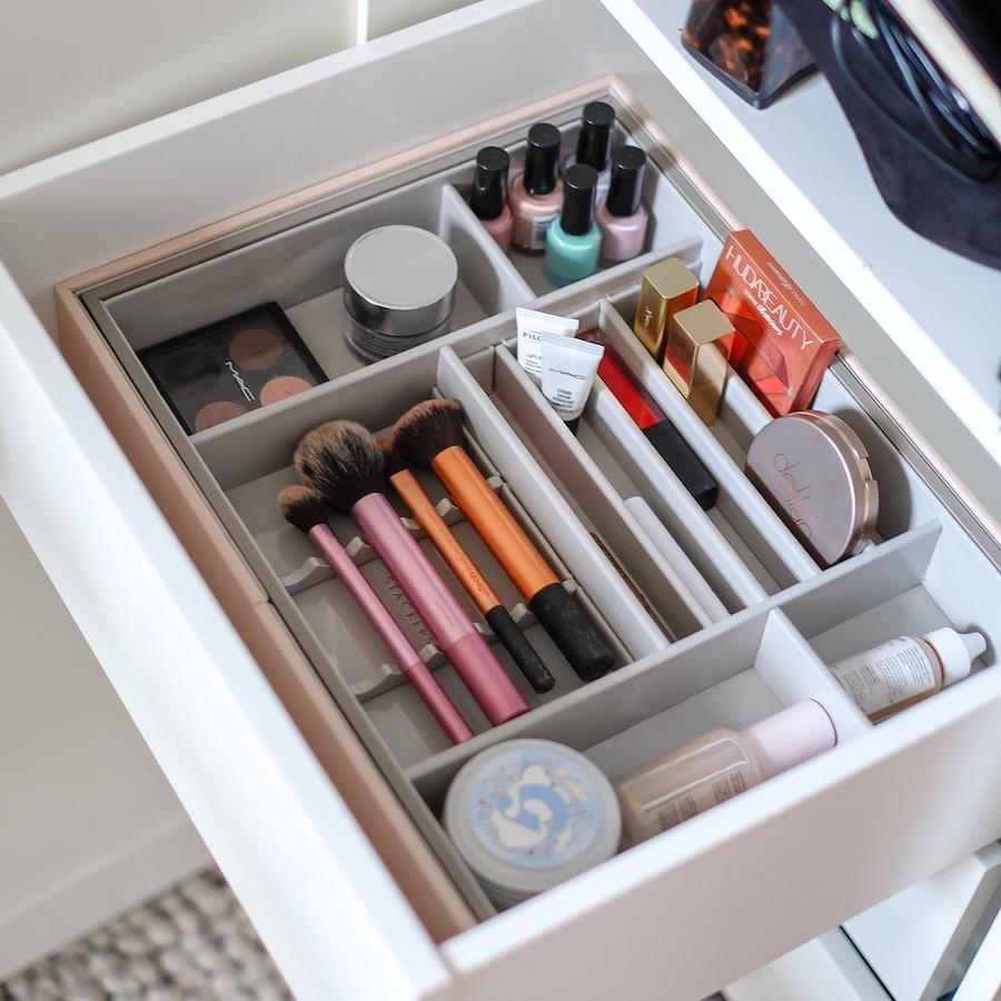 【日本正規代理店】【STACKERS】メイクアップ イン ドロワー Makeup In-Drawer Organizer ブラッシュピンク Blushの画像