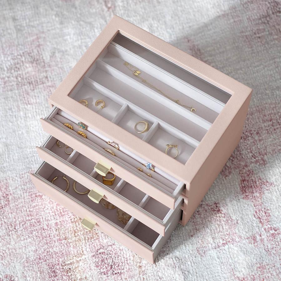 超美品 STACKERS スタッカーズ ジュエリーボックス 2段引き出し