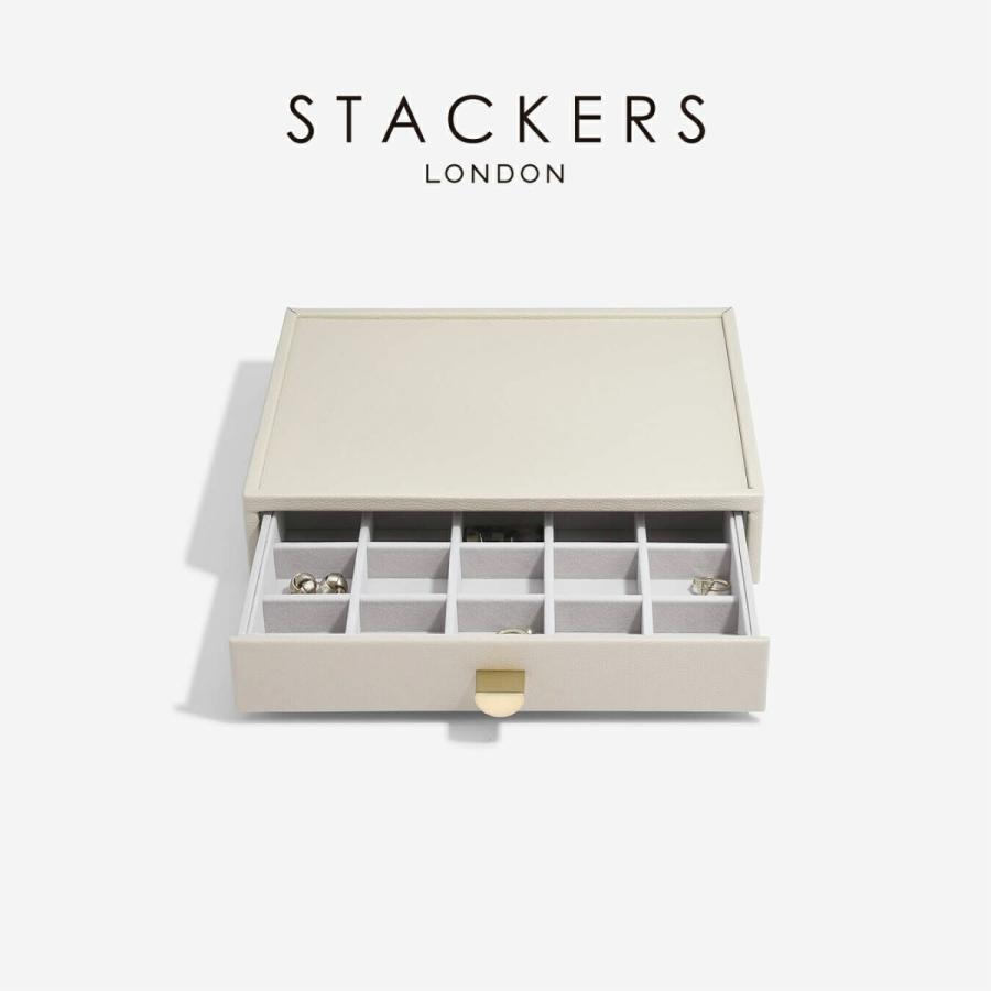 STACKERS スタッカーズ　アクセサリーケース　オートミール　蓋＆25sec 楽天市場】【STACKERS】 クラシック ジュエリーケース ディープ