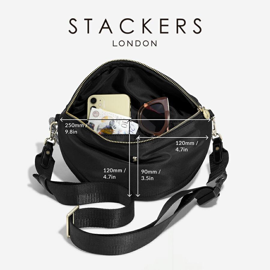 ナイロンボディバッグ Recycled Nylon Body Bag ブラック Black