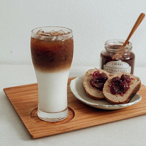 【TEAK WOOD】プレート　レクタングル　L　30ｃｍ カップホルダー有り |  | 01