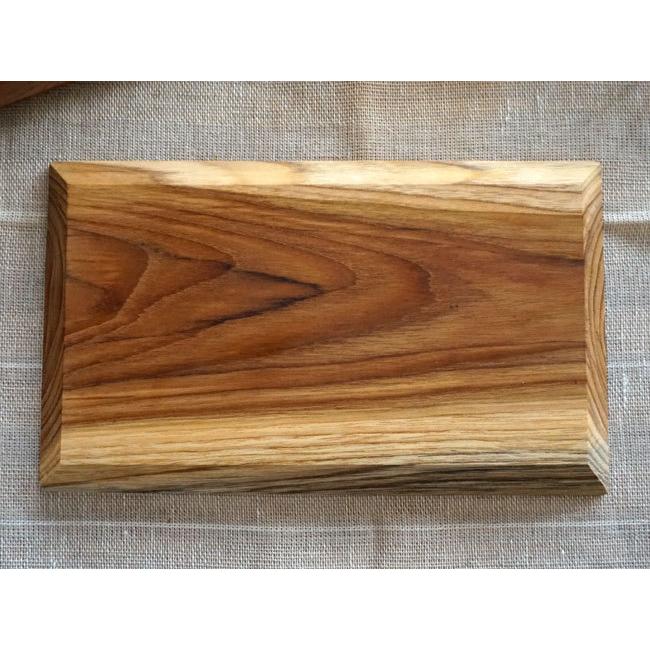 【TEAK WOOD】プレート　レクタングル　L　30ｃｍ カップホルダー有り |  | 03