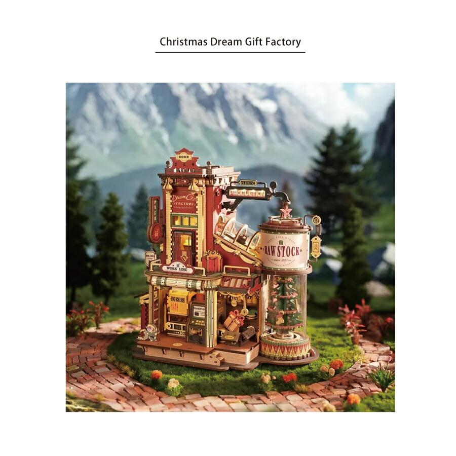 希少！廃盤！新品・未使用！パズル ベストドリームシリーズ　みんなでZZZ… Rolife】ドリームギフトファクトリー Christmas Dream Gift Factory