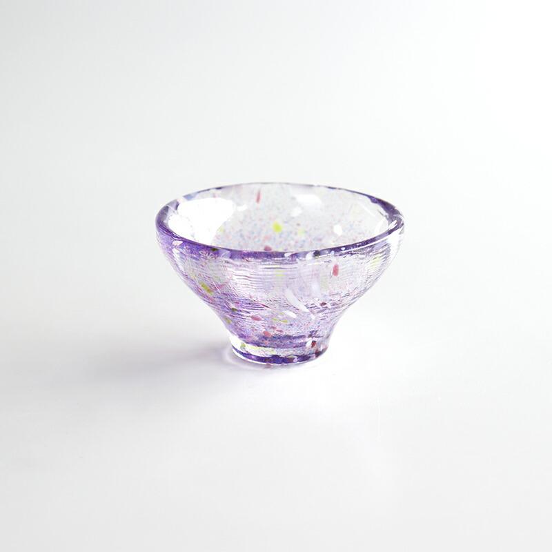 江戸ガラス　盃 甍堂 - 江戸ガラス朝顔形盃 | 古美術品専門サイト fufufufu.com