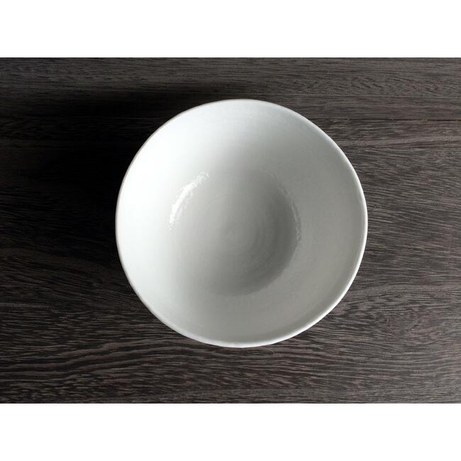 加藤仁志】白磁シリーズ茶碗 おちゃわん 飯碗 11.5m 手作り 手引き