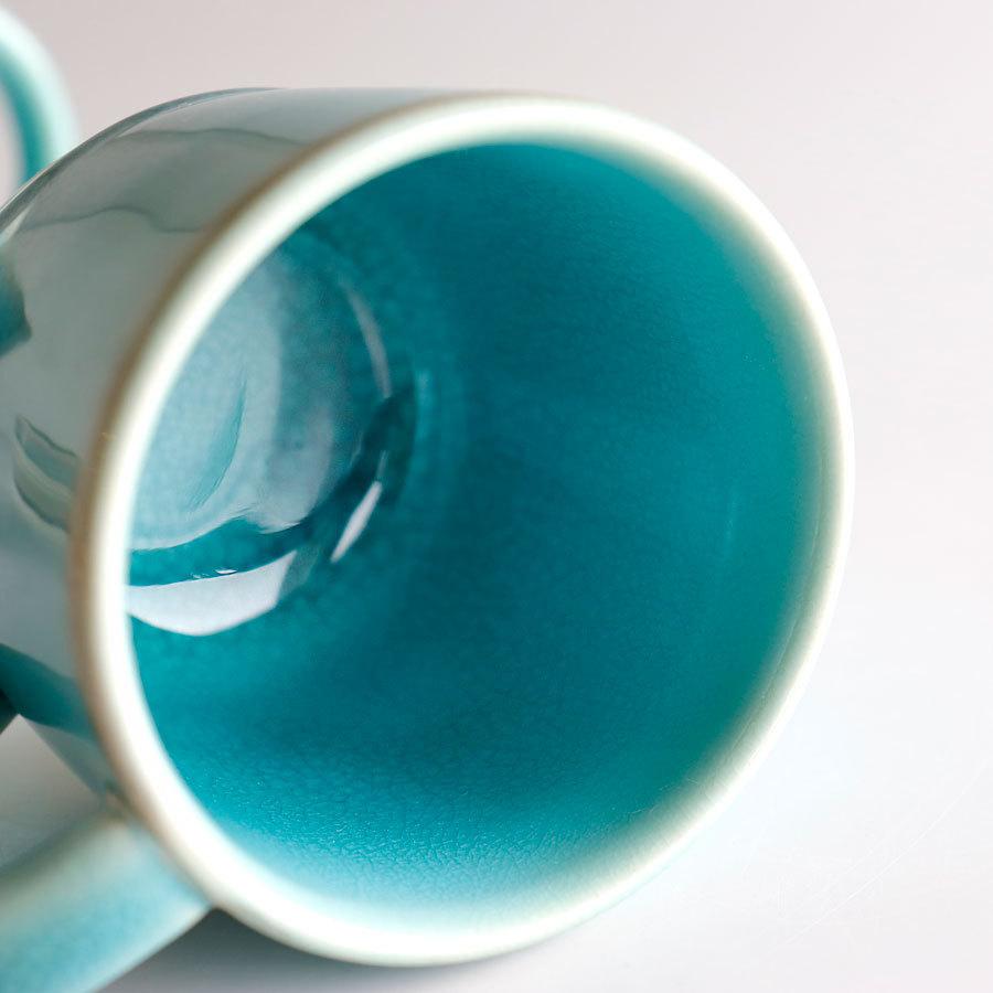 Lien】リヤン グラデーション マグカップ ピンク グレー ターコイズ