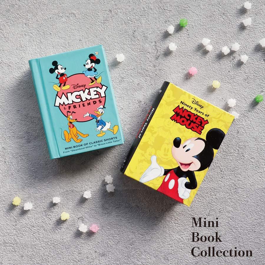 Books 】Mini Book Collection ミッキーマウス 90周年 9.5x7.3cm ミニ