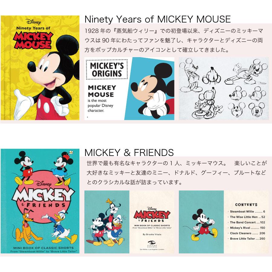 Books 】Mini Book Collection ミッキーマウス 90周年 9.5x7.3cm ミニ