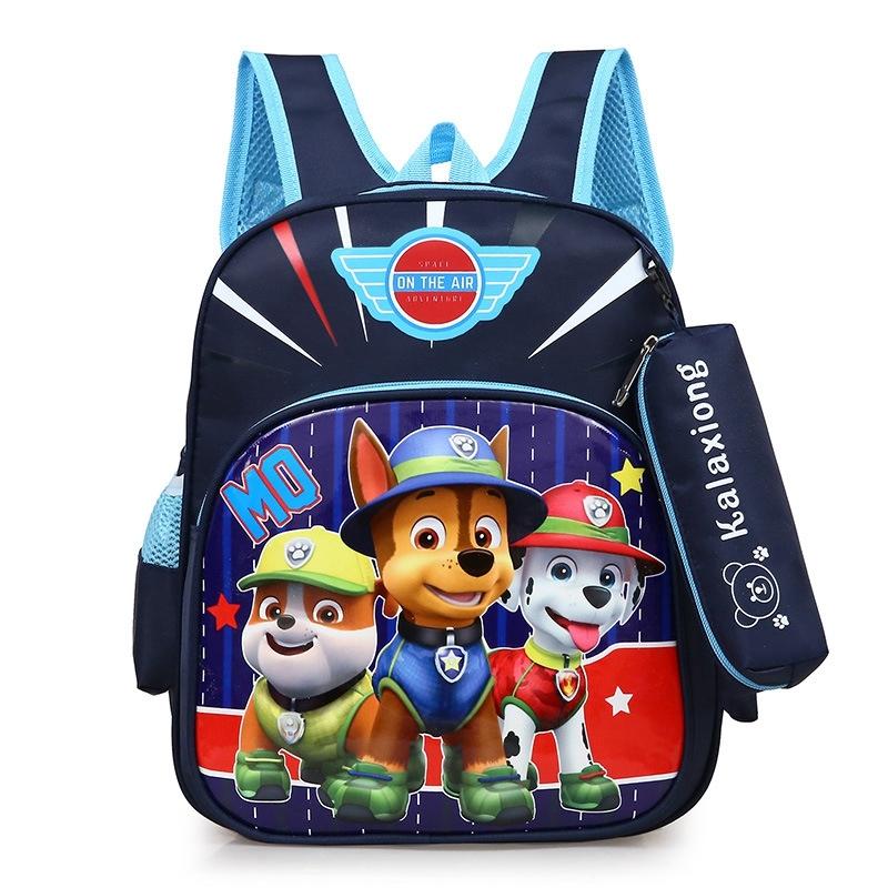 ☆大人気商品☆ パウパトロール (Paw Patrol) 通園 通学 軽量仕上げ 進級 キッズ 遠足 リュックサック 子供用 保育所 男の子 キッズリュック 女の子 進学 リュックサック キッズリュック 恐竜リュック 背びれ付き 男の子 お出かけ 保育園 ネイビー