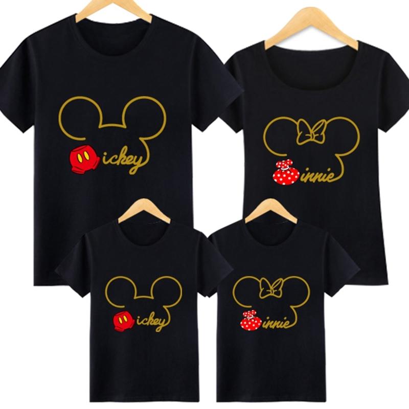 人気デザイナー ディズニー ミッキー半袖tシャツ 親子t Shirt Tシャツトップス カットソー カップル メンズ レディース 親子ペア 男の子 女の子 親子服お揃い Aynaelda Com