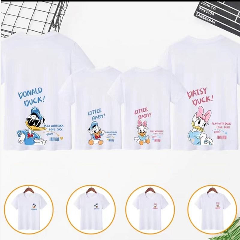 格安即決 ディズニードナルド デイジー半袖tシャツ Tシャツトップス カットソー カップル メンズ レディース 親子ペア 男の子 女の子 親子服お揃い Aynaelda Com