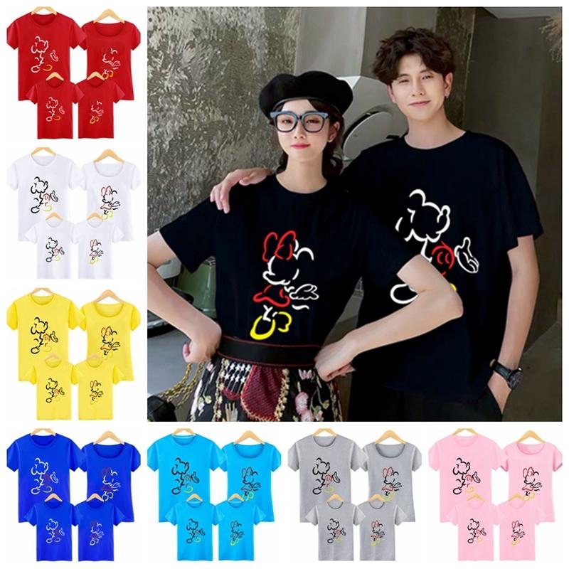 ディズニー ミッキー半袖tシャツ 親子t Shirt Tシャツトップス カットソー カップル メンズ レディース 親子ペア 男の子 女の子 親子服お揃い 最大41 Offクーポン