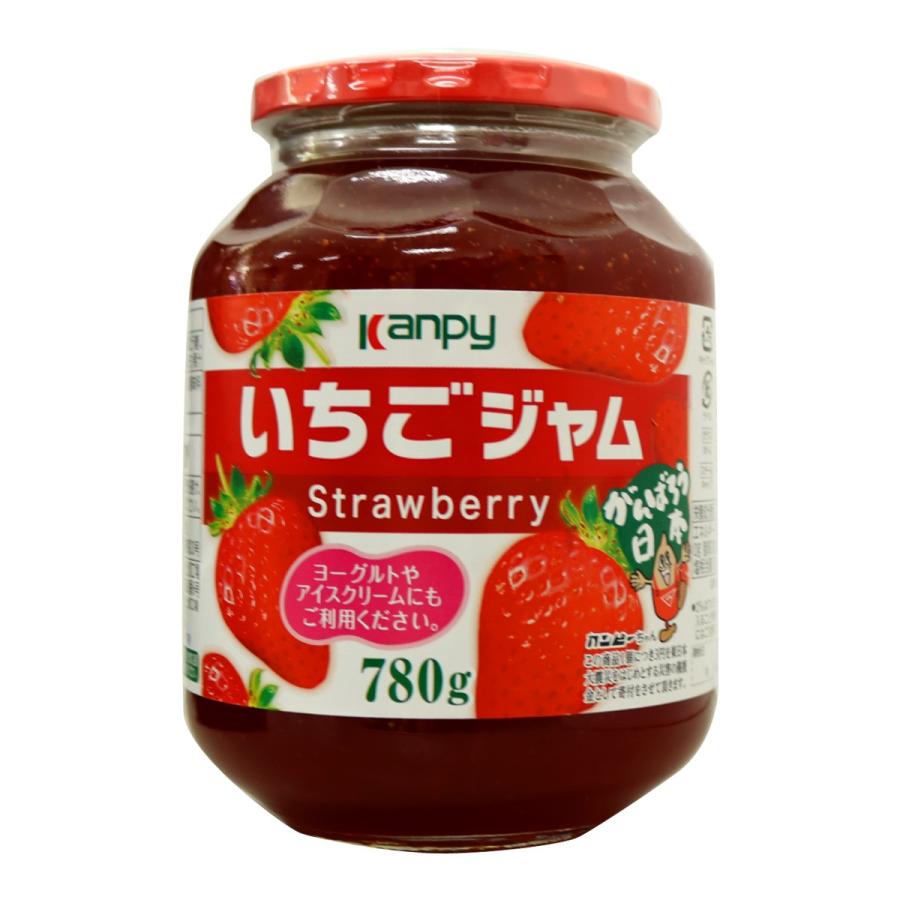 いちごジャム Kanpy 780g 瓶 大容量 糖度62度 : カブセンター いちごジャム Kanpy 780g 瓶 大容量 糖度62度 : カブセンター