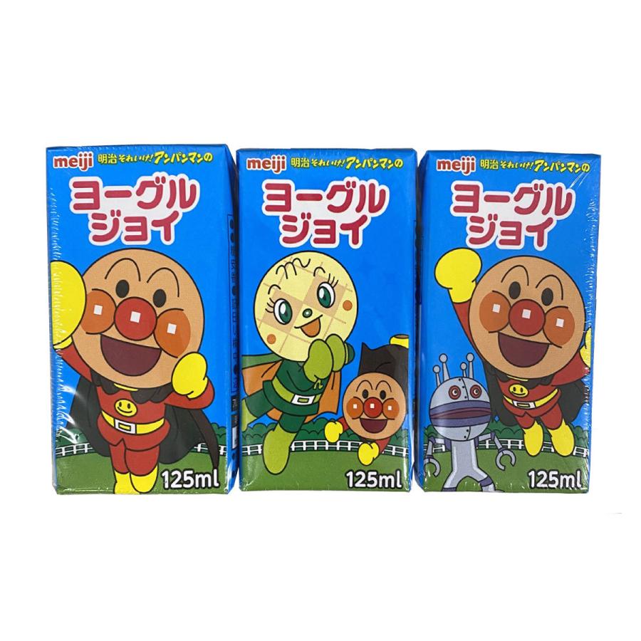 明治 それいけ アンパンマンのヨーグルジョイ 125ml3本 12パック ジュース 乳酸菌 カブセンターpaypayモール店 通販 Paypayモール