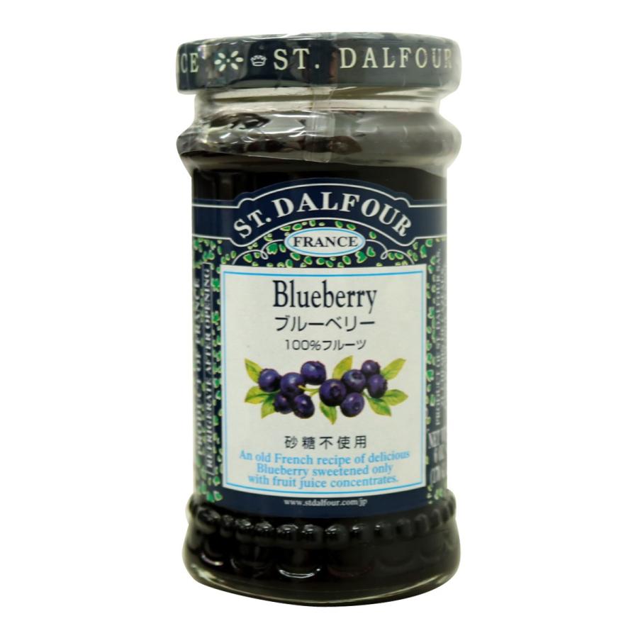 ブルーベリージャム サン・ダルフォー 170g 瓶 砂糖不使用 スプレッド フランス産 4970986723728 カブセンター