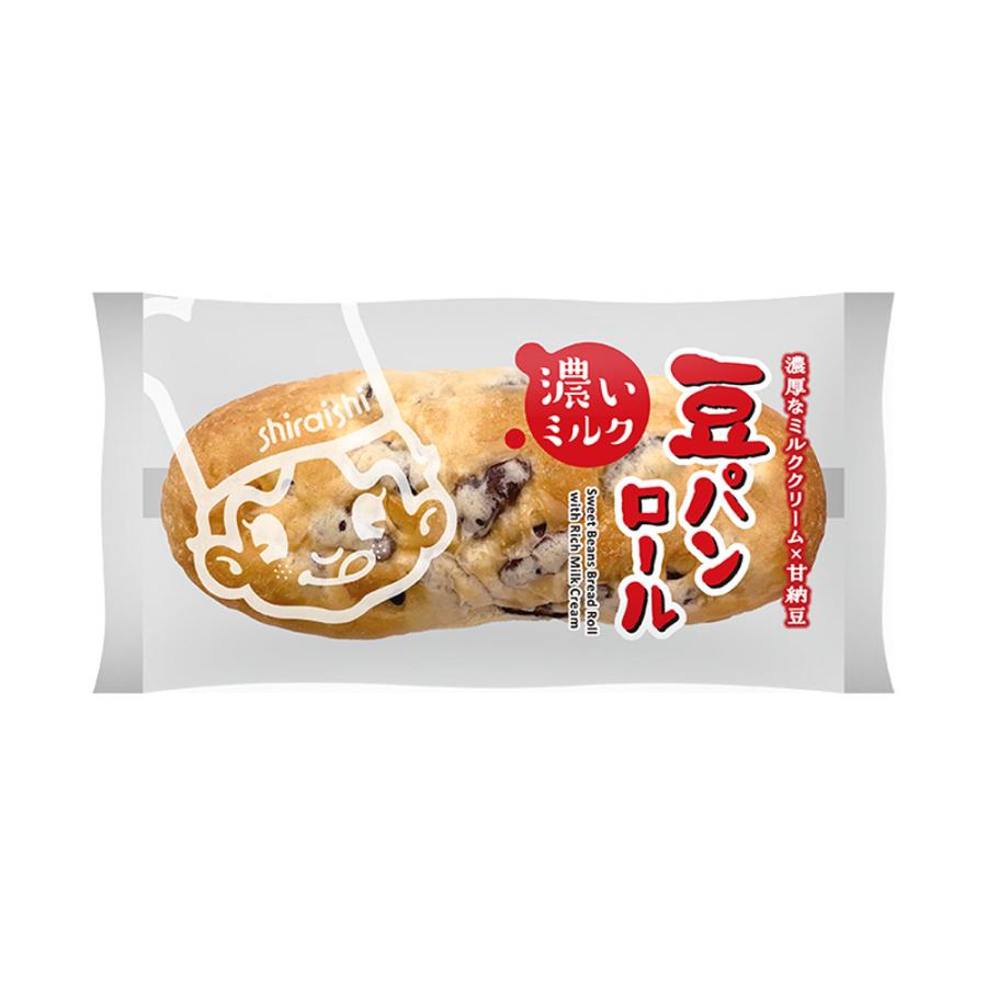 3月28日まで販売 豆パンロール 濃いミルク 1個 シライシパン 岩手県