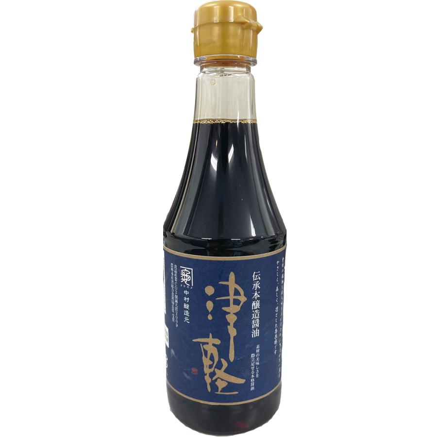 津軽 本醸造醤油 360ml 6本セット 中村醸造元 青森県産 dancyu