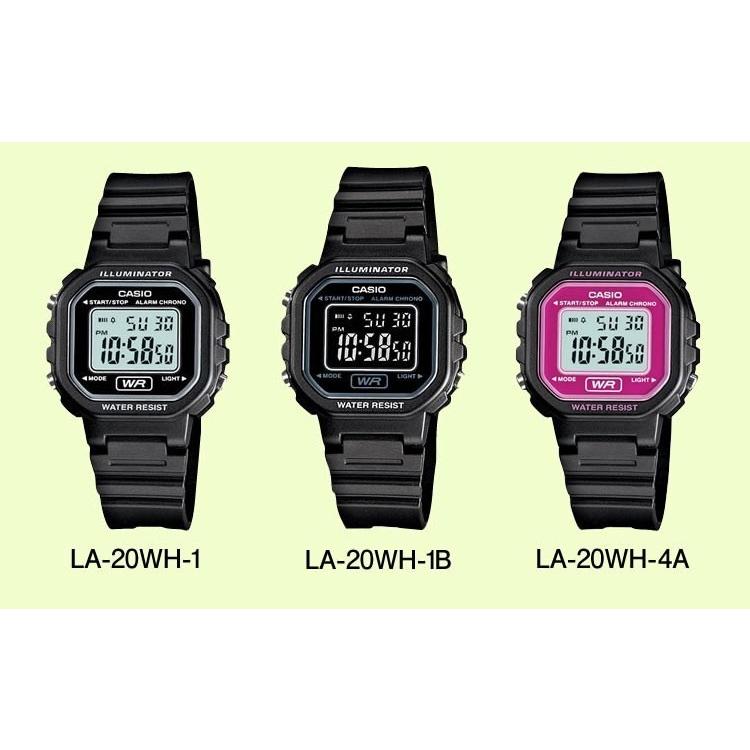 CASIO カシオ 腕時計 デジタル LA-20WH 【メール便対応可】｜lalastore｜05
