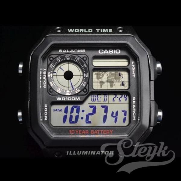 CASIO（カシオ） 腕時計 デジタル AE-1200WH-1A【メール便対応可