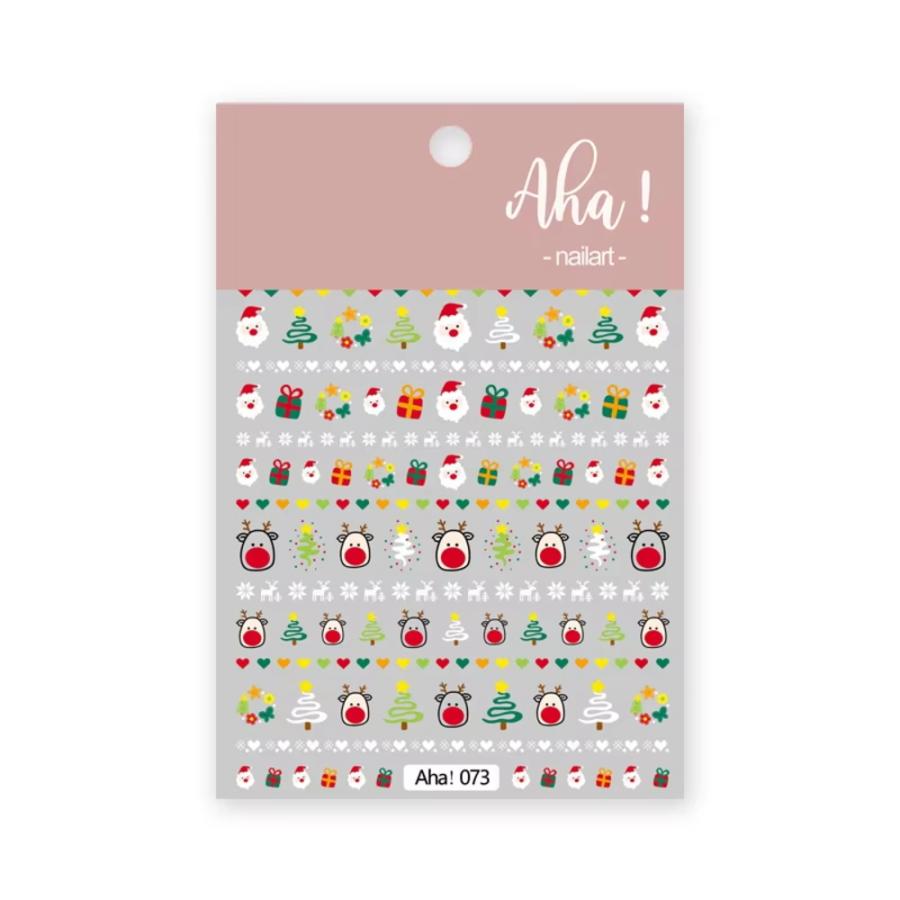 AHA［ LALONA ］クリスマスネイルシール ( 8種から ) ジェルネイル