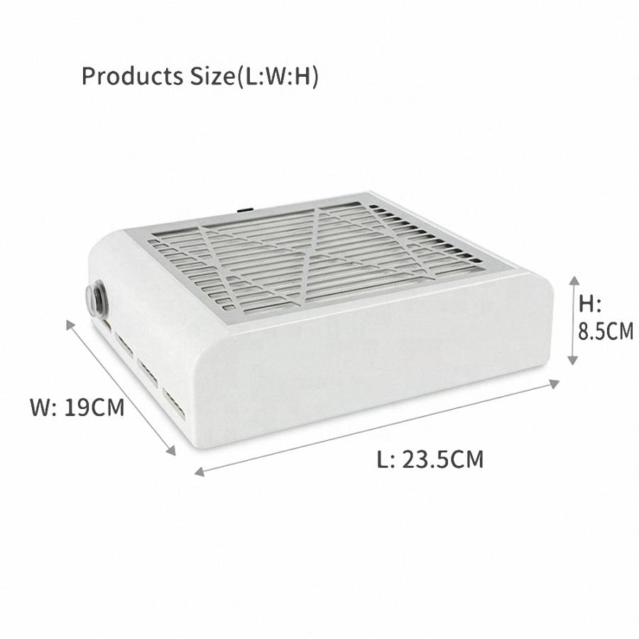 ラローナ［ LALONA ］ハイパワー ネイル集塵機  ( 60W ) ジェルネイル/スカルプネイル/ネイルダスト / カービング / ダスト集塵 / ジェルオフ / 研磨の画像