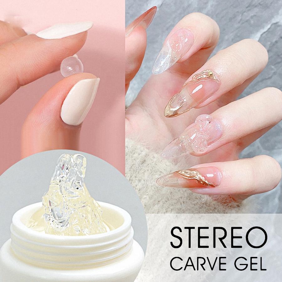 ラローナ Lalona ステレオカーブジェル 10g 激安本物 デコジェル 粘土 4d クレイジェル 3d パーツ作成