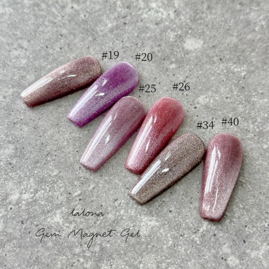 ラローナ [ LALONA ] GEMマグネットジェル ( Pink&purple 6color ) 7ml