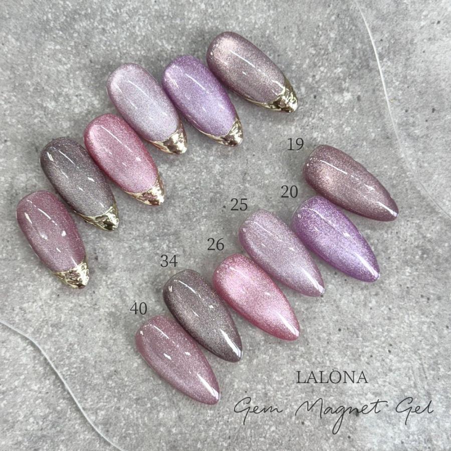 ラローナ [ LALONA ] GEMマグネットジェル ( Pink&purple 6color ) 7ml
