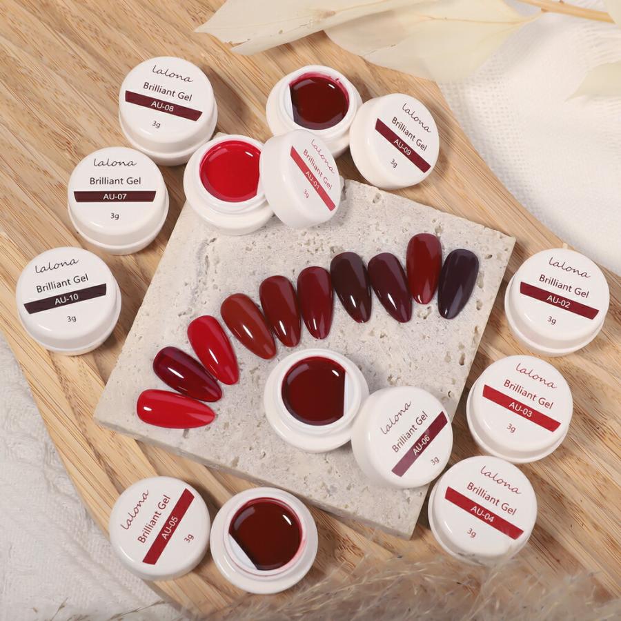 ラローナ [ LALONA ] ブリリアントジェル ( AU ) 全10色から レッド系