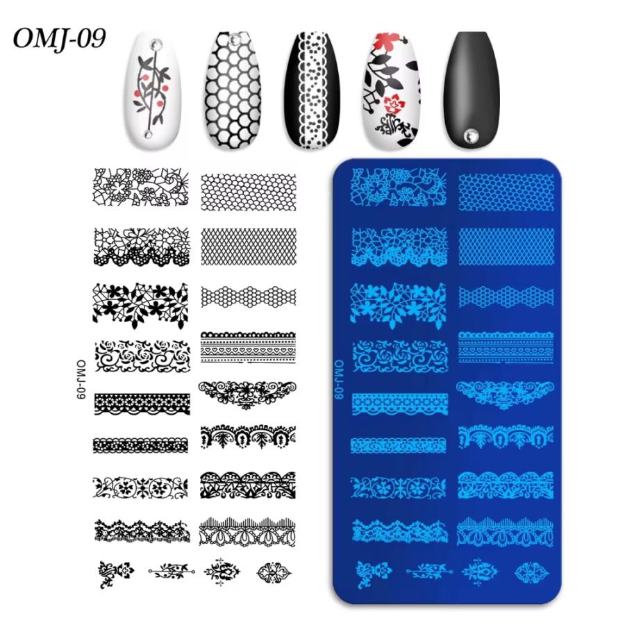 ラローナ[LALONA]ネイルスタンププレート(13種から)ジェルネイル