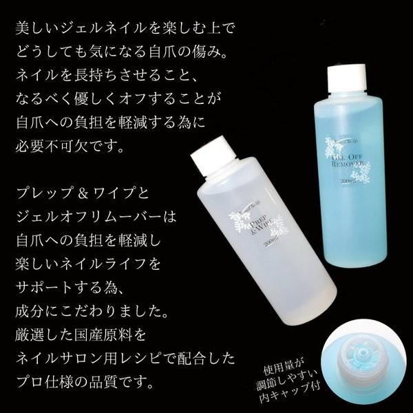 [No nail no life] プレップ&ワイプ（クリーナー） /　ジェルオフリムーバー（リムーバー）( 200ml ) | ブランド登録なし | 01