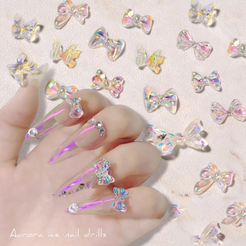 ラローナ Lalona オーロラバタフライ リボン 全11種 ネイルアート バタフライ フラワー オーロラ 極小 パーツ ストーン Paso 003 Lalona 通販 Yahoo ショッピング